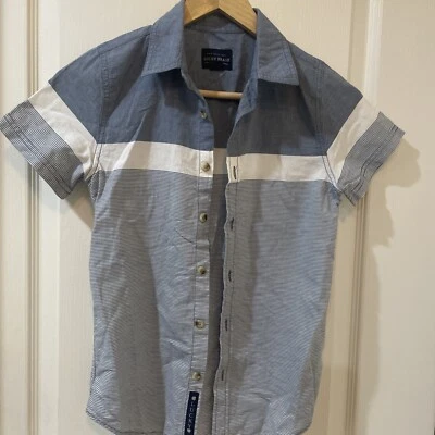 Boys Lucky 🍀 Brand Short Sleeve Button Up Size S - Image 1 of 4