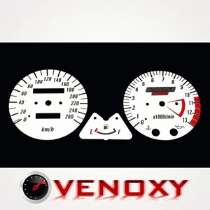 Kawasaki ZRX 1100 Tachoscheiben Tacho WEISS - Bild 1 von 1