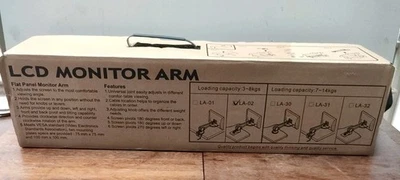 Full Motion Monitor Arm Stand Suspension LCD Desktop Bracket - BRAND NEW - Image 1 of 4