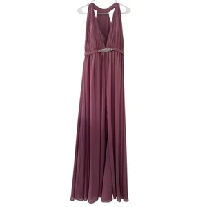 Neu mit Etikett Bari Jay Brautjungfernkleid Kleid formeller Abend Strass rosa Gr. 10 REA - Bild 1 von 17