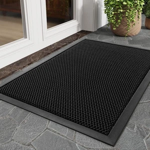 tchdio Front Door Mat Outside Entrance, Dirt Trapper 17"x29" Doormat-Entrance... - Picture 1 of 8
