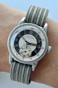 DE COLECCIÓN OBSERVATORIO MILITAR ROLEX CANADIENSE SUPER BALANCE SEGUNDA GUERRA MUNDIAL SUB SEC BANDA OTAN - Imagen 1 de 24