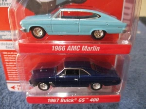 AW AUTO WORLD 2025 DELUXE SERIES RELEASE 1, 1966 AMC MARLIN & 1967 BUICK GS 400 - Picture 1 of 8