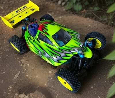 Hsp RC Buggy 1/10  Nitro Auto Automodello   a scoppio  2 Velocità  Off Road 4wd  - Immagine 1 di 4