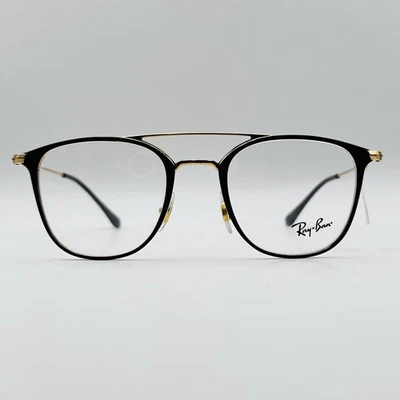 Ray Ban Eyeglasses Women Oval Brown Gold RB 6377 2905 NEW - Image 1 of 4