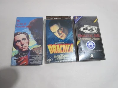 New Sealed The Curse Of Frankenstein (VHS, 1989) Rare Horror LOT  OF 3 - Image 1 of 4