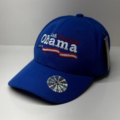 Obama Hat MK CAP Men's One Size Blue 44th President Embroidered - Image 1 of 4