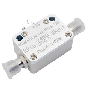 100M-6GHZ 20DB Ultra Low Noise LNA-Verstärker =0,3 -Antriebssignalempfäng7599 - Bild 1 von 6