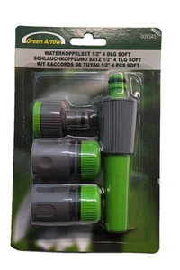 Benson Wasseranschluss Set mit Sprühpistole - 1/2" Adapter, 4-teilig - Bild 1 von 2