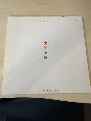 NM Elton John - Too low for zero - 1983 vinyl LP Rocket Records (55/190) Foto 1 de 4
