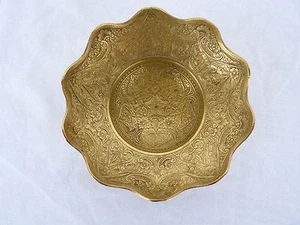 VINTAGE ALTE BRONZEPLATTE IM VIKTORIANISCHEN STIL  - Bild 1 von 5