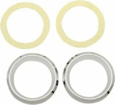 Biseles de medidor de instrumentos cromados 2" Harley 86-13 Electra FLHT FLHX FLTR Triciclo Foto 1 de 3