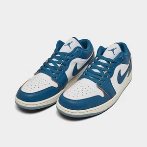 Jordan 1 Retro Low SE Basketball Shoes White / Industrial Blue S 11.5 FN5214 141 - Picture 1 of 6