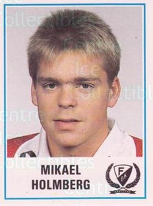 1987-88 Swedish Panini Stickers #104 Mikael Holmberg