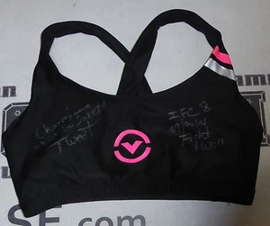 Charmaine Tweet Signed Invicta FC 8 Fight Worn Used Bra Top PSA/DNA COA MMA UFC - Picture 1 of 24