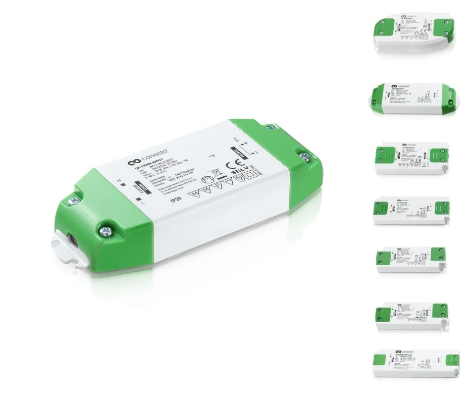 LED Netzteil Transformator Trafo 12 Volt LED-Trafo LED Leuchtmittel Lampen 6-30W - Bild 1 von 1