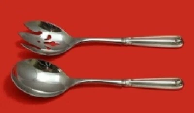 Набор сервировок для салата из чистого серебра Benjamin Ben Franklin от Towle 2 шт. PCD на заказ - Изображение 1 из 3