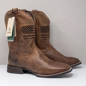 Ariat Circuit Patriot Weathered Tan Western Boot, Size 12 2E - Picture 1 of 6