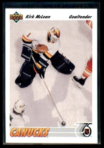 1991-92 Upper Deck Kirk McLean Hockey Card #191 - Picture 1 of 2