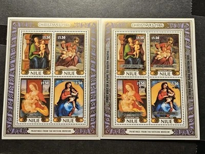 Niue Christmas Stamp Vatican New Luxury MNH 1984 - Image 1 of 4