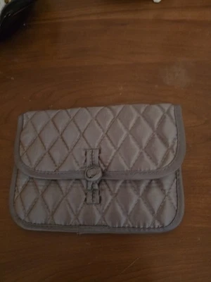 Brighton Quilted Jewelry Cosmetic Toiletry Bag Packable Travel