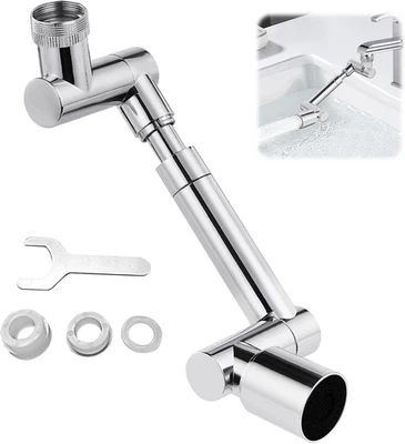 Rubinetto Girevole a 1440 Gradi, Rubinetto Di Prolunga per Rubinetto Multifunzio