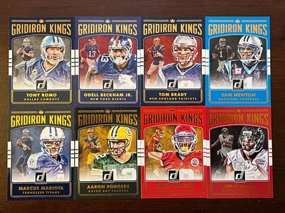 Juego completo de inserciones Gridiron Kings de fútbol americano Panini Donruss 2016 (40 tarjetas) Foto 1 de 4