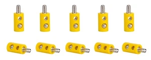 Viessmann 6870 - Fiches mâles jaune - Imagen 1 de 1