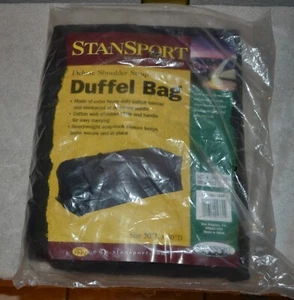 Stansport Duffel Bag w/ Deluxe Shoulder Strap Black 50” X 30” NEW open bag - Picture 1 of 4