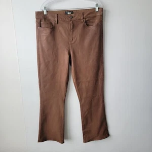 Paige Damen Claudine in Cognac Luxe Coating Hose Gr. 33 - Bild 1 von 7