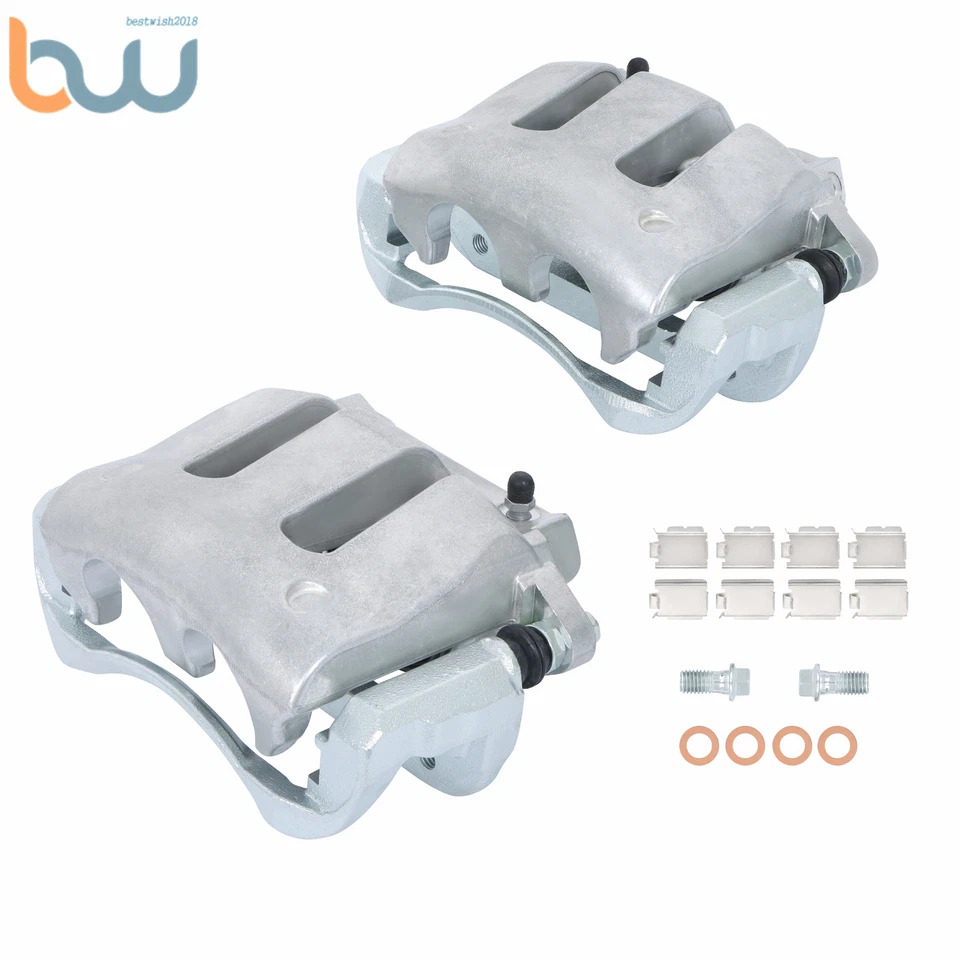 Pinzas de freno de disco delanteras izquierda y derecha con soporte para Ford Mustang 2005-2010 2x Foto 1 de 4