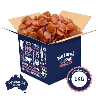 Chicken Breast Chips - 100% Natural and Healthy Dog Treats, Best Dog Chews Bulk - image 1 of 4