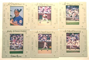MLB Montreal Expos 1997 Andy Stankiewicz 6 fotos diapositivas negativas por J. Wallin - Imagen 1 de 1