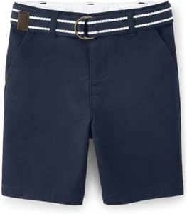NWT Gymboree Navy Shorts With Removable Belt Boy's Size 8 - Picture 1 of 2