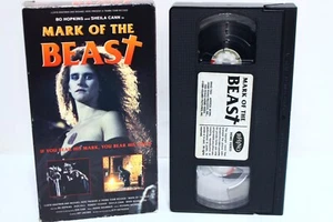 Mark of the Beast VHS Rhino Video Troma Satanists Cult Horror 1990 Bo Hopkins - Picture 1 of 7