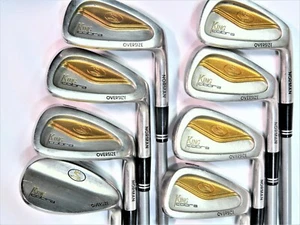 King Cobra Oversize 8PC R-FLEX IRONS SET Greg Norman GOLF CLUBS NWO - Picture 1 of 8