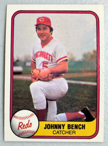 1981 Fleer Johnny Bench #196 Nrmt
