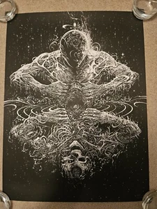 Miles Tsang - The Wretched Black Noise - Nine Inch Nails poster Lithograph Print - Picture 1 of 6