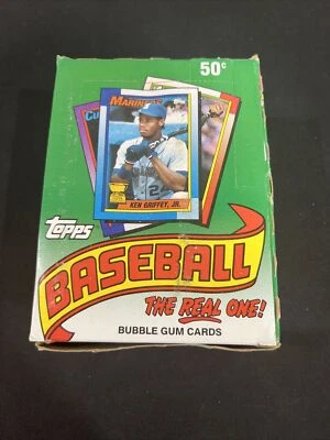 Caja de cera Topps 1990 36 paquetes recién salidos de estuche sellado posible sin usar Frank Thomas radiocontrol Foto 1 de 4