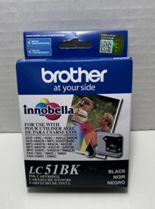 Brother LC51Bk black ink cartridge; NEW - Picture 1 of 2