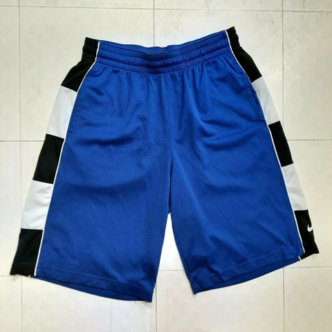 Nike Kentucky Wildcats KU Shorts Mens Medium Basketball Game Blue White Dri-Fit Cover