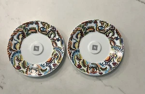Nespresso Ali Forney Center Limited Edition Justin Teodoro Saucers Set of 2 - Picture 1 of 5