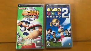 PSP Playstation Powerful professional baseball everyone's golf2 - Picture 1 of 2