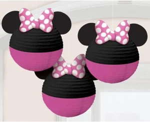 Minnie Mouse Forever Disney Clubhouse Birthday Party Decoration Paper Lanterns - Picture 1 of 1