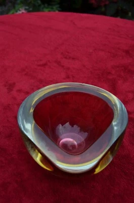 VIDE POCHE EN CRISTAL SAINT LOUIS OU MURANO 1950 - Photo 1/4