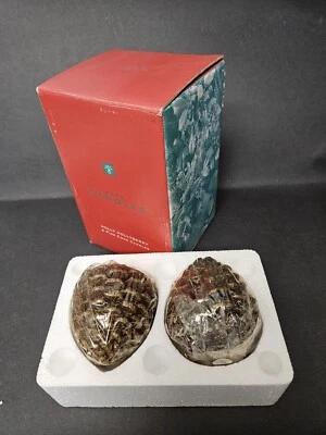 Avon Christmas Candles Holly Hollyberry Set of 2 Pine Cone Candles NIB - Image 1 of 4