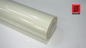 Full Car Vinyl Wrap PET Roll Color Change 5ft x 60ft Gloss Liquid White Lavender - Picture 1 of 2
