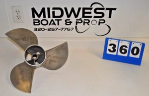 MERCURY 15.25X21 RH HAND CLEAVER STAINLESS PROPELLER SOLID 15 SPLINE 48-68558A4 - Picture 1 of 3