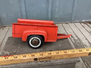 vtg. hubley red #800 toy trailer no tailgate - Picture 1 of 6