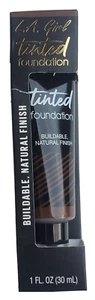 LA Girl Tinted Foundation Ebony Brown GLM772 Buildable, Natural Finish - Bild 1 von 7